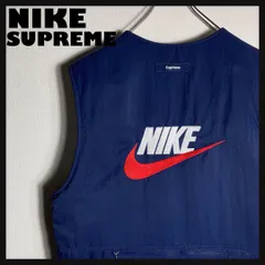 最安値 Nike Supreme コラボ ベスト リバーシブル　ブラック 2025年最新】supreme nike ベストの人気アイテム - メルカリ