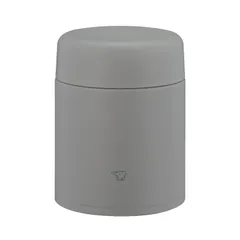 新品 象印 スープジャー 400ml 大きめ茶碗サイズ 【おいしく保温・保冷】 食洗機対応 洗いやすい シームレスせん お弁当 広口 クラウドグレー SW-LA40-HM