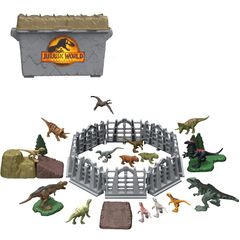 マテル(MATTEL) ジュラシックワールド(JURASSIC WORLD) 新たなる支配者 ミニフィギュアセット お片付けボックス付き 【恐竜 おもちゃ】【4才~】【プレゼント】 HJB16