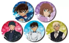【中古】バッジ・ピンズ コナン＆哀＆赤井＆キッド＆安室 缶バッジ5個セット 「名探偵コナン」
