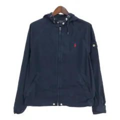 Polo by Ralph Lauren ポロ ラルフローレン コットンパーカージャケット ネイビー (メンズ L) 中古 古着 R9589