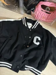 希少 CELINE チェーン 総柄 ヴィンテージ ジャケット ショート丈