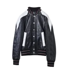 GIVENCHY ジバンシー ボンバー ジャケット 44 MA-1 ブルゾン GIVENCHY ジバンシィ エンボスロゴ ボンバージャケット *BLACK