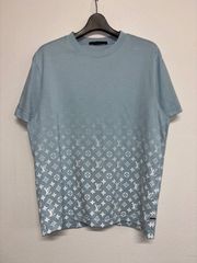 LOUIS VUITTON monogram ルイヴィトン モノグラム グラデーション 水色 青 ブルー 半袖 Tシャツ トップス メンズ レディース Mサイズ 極美品
