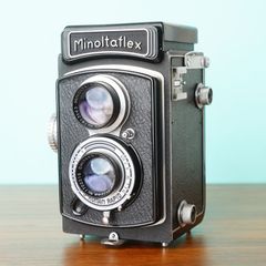 セルフ不良 分解清掃確認済 ミノルタ オートコード 二眼レフカメラ 中