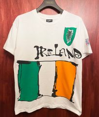 激レア MADE IN USA製 90s 公式ライセンス品 TEAM GEAR 1994 FIFA WORLD CUP USA IRELAND モデル プリントTシャツ Lサイズ