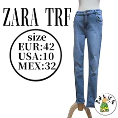 ZARA TRF 【USA10】 スキニー ストレッチジーンズ ライトブルー 夏