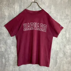 Champion HARVARD カレッジロゴ 半袖 Tシャツ えんじ 赤 Mサイズ ★お値段交渉を受け付けます。