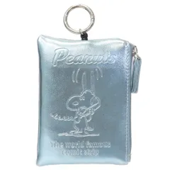 【メール便】スヌーピー 定期入れ パスポーチ メタリックスヌーピー BL ピーナッツ マリモクラフト ICカードケース キャラクター グッズ 