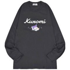 クロミ Tシャツ 長袖 ロンT サンリオ キャラクターズ プリント メンズ レディース ku1243-32-B