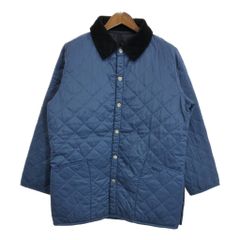 Barbour バブアー LIDDESDALE リッズデイル キルティングジャケット ブルー(メンズ M)中古 古着 U3124