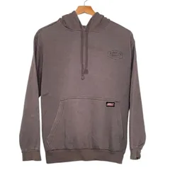【Dickies】 パーカー（フーディ／長袖）｜メンズMサイズ相当｜グレー｜ロゴプリント／ワークテイスト／タフな一枚