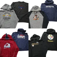 古着卸 まとめ売り プロチーム スウェット 8枚セット (メンズ XL ) スティーラーズ ペイトリオッツ NFL カブス MLB 中古 古着 NC1137