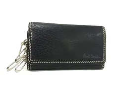 Paul Smith ポールスミス レザー 4連 キーケース 鍵入れ レディース メンズ ブラック系 DG9599