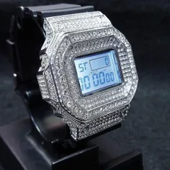 G-SHOCK フルメタルカスタム　シルバー 楽天市場】G-SHOCK GA2100 メタル 全面CZジルコニアカスタム