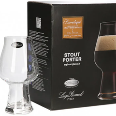 Luigi Bormioli（ルイジボルミオリ／Italy）⭐️ビアグラス クラフトビール⭐️スタウト ポーター/STOUT PORTER⭐️600ml LU61⭐️２個セット⭐️PM986