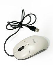 富士通 光学式 USBマウス CP323046-01 動作確認済 有線 純正 3ボタン