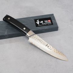 【★数量限定★　新品未使用　ダマスカス包丁　小型万能包丁　和 NAGOMI　黒　海外モデル　送料無料】