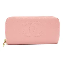 シャネル CHANEL ラウンド長財布 ココマーク ラウンド長財布 ピンク レザー ココマーク ラウンド長財布 レディース Used Aのサムネイル