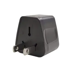 【迅速発送】ZOER 全世界対応マルチ変換プラグA型(海外電化製品を日本で利用) ABF SEC B3 OB コンセント変換アダプター 電源形状変換プラグ 世界の家電を日本で使える 世界のコンセントを日本仕様に変換(002-黒)