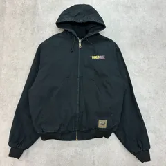 人気のブラウン BERNE ダック 裏フリースアクティブジャケットサイズM古着 メンズ