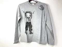 未使用　ベティブープ　BETTY BOOP　ベティちゃん　レディース　長袖　Tシャツ　杢グレー　M～Lサイズ　綿／cotton　送料無料