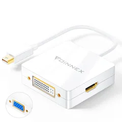 【数量限定】VGA DVI 変換アダプタ3in1 Mini DP HDMI HDMI VGA DVIコンバーターMini DisplayPort からHDMI VGA DVI変換 ケーブルThunderbolt 2 Mini HDMI VGA DVI アダプタ