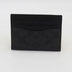 美品 コーチ パスケース シグネチャー柄 ブラックカラー メンズ/レディース KRK 2000000 NSK