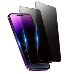 【覗き見防止】 iPhone14 Pro Max 用 ガラスフィルム 覗き見防止 アイフォン14ProMax 液晶保護 フィルム のぞき見 14ProMax 強化ガラス のぞき見防止 全面保護/指紋防止/気泡ゼロ/貼り付け簡単/2枚セット