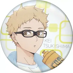 【中古】バッジ・ビンズ 月島蛍 「ハイキュー!! トレーニングメニュー缶バッジ」