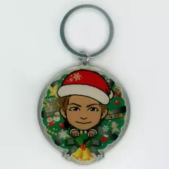 【中古】キーホルダー・マスコット(男性) 黒木啓司(EXILE THE SECOND) メタルキーホルダー Xmas 2018 ver. EXILE TRIBE STATION オンラインカプセル