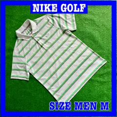 NIKE GOLF ナイキゴルフ 半袖 DRI-FIT ボーダー ポロシャツ M