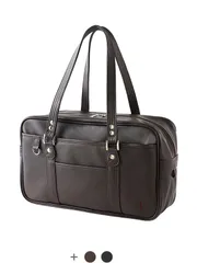 EASTBOY イーストボーイ スクール バッグ ブラウン ブラック 合皮 サブバッグ 高校生 中学生 5209300