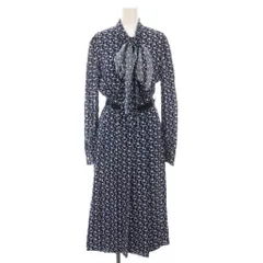 ☆PRADAプラダロゴニット切替プリーツロングワンピース38☆ ☆PRADAプラダロゴニット切替プリーツロングワンピース38☆ PRADA