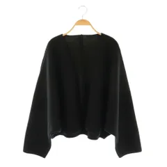 マルゥ MARW ユナイテッドアローズ ダブルフェイスニットカーディガン ブラック /DO ■OS