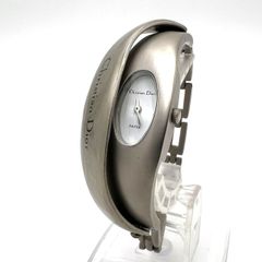 【K932】Christian Dior(クリスチャンディオール)/バングル型腕時計/WB8101/ホワイト文字盤/クォーツ