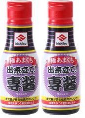鹿児島の甘い醤油　日本で一番甘い？？　ヒシク　専醤　極あまくち　200ml×２本セット　新鮮ボトル