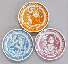 [중고] 접시·찻잔(캐릭터) 2학년 콩접시 컬렉션(3장 세트) [러브라이브! 선샤인!! The School Idol Movie Over the Rainbow] 극장 상품