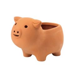新品 グリーンハウス アニマルテラコッタ S ブタ 4979-PI