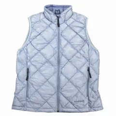 モンベル mont bell ダウン ベスト ジャケット ノースリーブ ウルトラライト アウトドア S ライトパープル系 レディース 【中古】