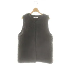 ジャーナルスタンダード レリューム JOURNAL STANDARD relume 22011462101130 22AW カーリーフェイクファーベスト ボア F チャコール /ES