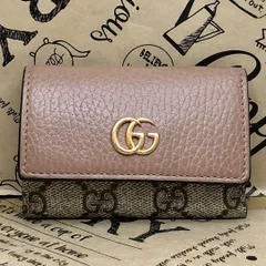 グッチ キーケース 6連 鍵 GGキャンバス マーモント FQ159