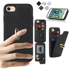 Cavor iPhoneSE 2世代（2020）/iPhoneSE 3世代（2022）/iPhone7/8ケース背面ポケット付きiPhonese2 手帳型ケースiPhone7 手帳型ケース カードポケット【上下開】iPhoneSE2スマホケース【RFID機能】
