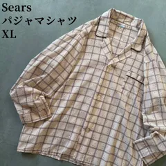 専用　sears パジャマシャツ　70s 70s ヴィンテージ シアーズ Sears 無地 パジャマシャツ 古着