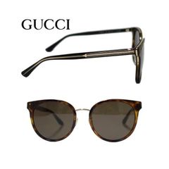 【GUCCI】　グッチ サングラス　GG0850SK　003　ハバナ・ゴールド　国内正規品