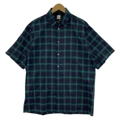 RHC&MAS グリーン　M 開襟シャツ　半袖　レーヨン　夏　ロンハーマン RHC&MAS グリーン M 開襟シャツ 半袖 レーヨン 夏 ロンハーマン