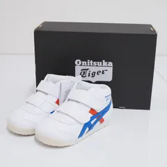 【新品】 Onitsuka Tiger オニツカタイガー MEXICO MID-RUNNER KIDS 1184A001 アシックス 15.0cm ホワイト 箱入り タグ付き X7385