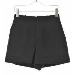 SAINTLAURENTサンローランパリ　メタリック加工　リネンショートパンツ SAINTLAURENTサンローランパリ メタリック加工 リネンショートパンツ