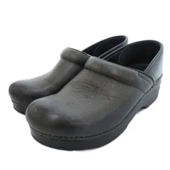 dansko ダンスコ ブラック サボ 38 クロッグサンダル ダンスコ DANSKO Professional サボサンダル クロッグ 本革