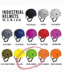 【INDUSTRIAL】ヘルメット　size L ネオングリーン